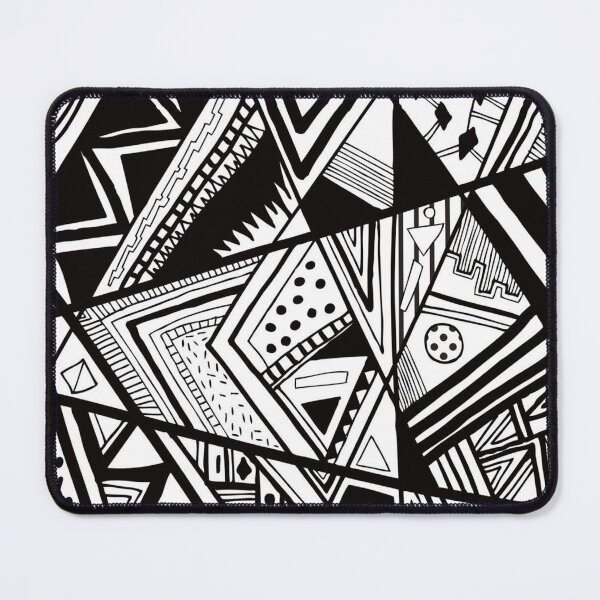 Item preview,   White Over Black White Over Black Abstract Line Art Flower Pattern -Emotional Abstract Flower ArtAbstract Line Art Flower Pattern -Emotional Abstract Flower Art designed and sold by the--best-art.