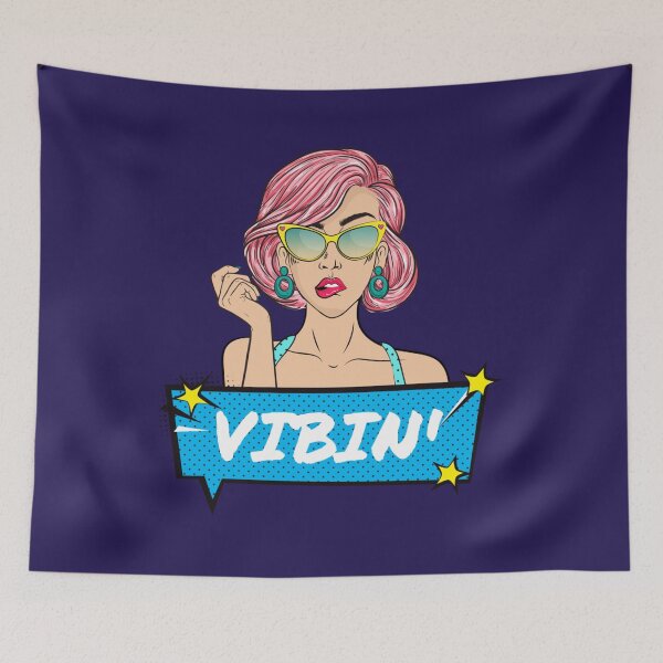 Item preview, Vibin  Cool Chic Pop Art Style  90s Vibes designed and sold by LanAnhad.