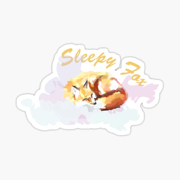 Item preview, sleepy fox designed and sold by momokadominica.