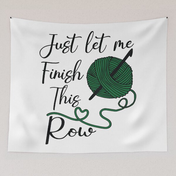 Item preview, Just Let Me Finish This Row Knitting Lovers designed and sold by Luna1Shop.