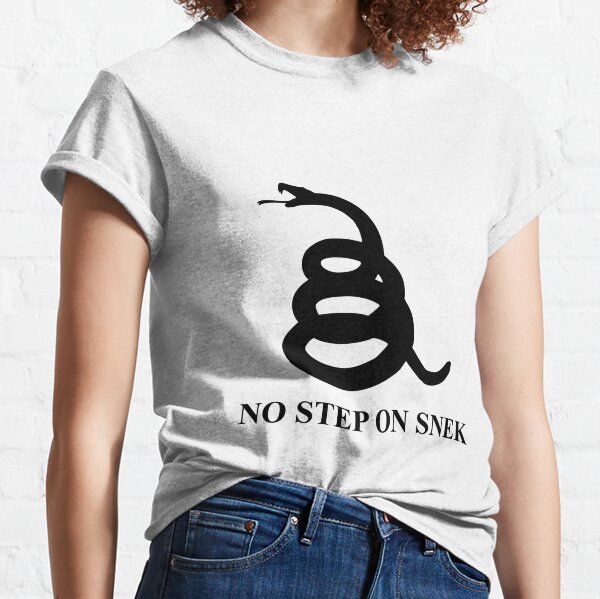 No Step on Snek Ladies T-Shirt 2XL