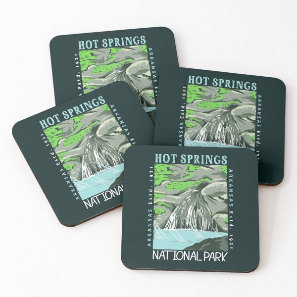 Item preview, Hot Springs National Park Arkansas Distressed designed and sold by KrisSidDesigns.