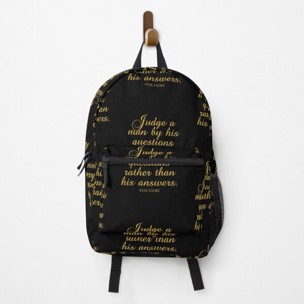 Item preview, Voltaire Quotes - Judge A Man By His Questions Rather Than His Answers - Leadership designed and sold by PhiloJourney.