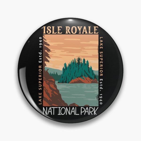Item preview, Isle Royale National Park Michigan Distressed designed and sold by KrisSidDesigns.