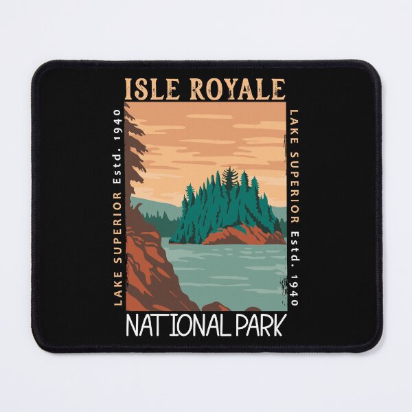 Item preview, Isle Royale National Park Michigan Distressed designed and sold by KrisSidDesigns.