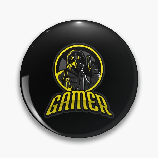 Item preview, Gamer with Gunman wearing Respirator Mask designed and sold by PRIVARSHU.
