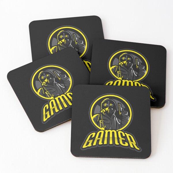 Item preview, Gamer with Gunman wearing Respirator Mask designed and sold by PRIVARSHU.