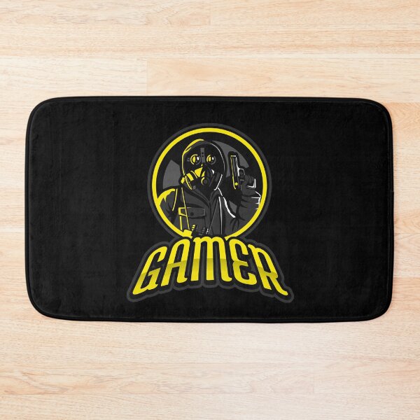 Item preview, Gamer with Gunman wearing Respirator Mask designed and sold by PRIVARSHU.