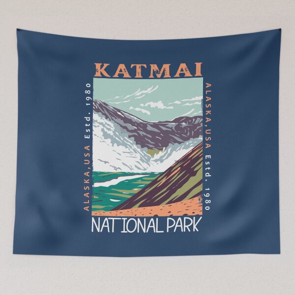 Item preview, Katmai National Park Alaska Distressed designed and sold by KrisSidDesigns.