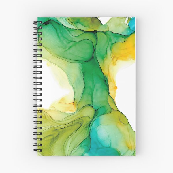 Item preview, Green Gold and Turquoise Flow 42722 Modern Abstract painting by Herzart designed and sold by herzart.