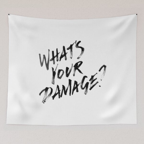 Item preview, Whats Your Damage designed and sold by TeeToon.