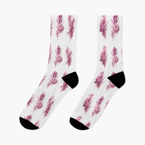 Item preview, Pink feathers watercolor art designed and sold by Katenaz.