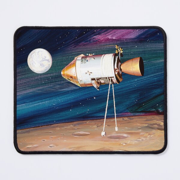 Item preview, Apollo 15 in orbit around the Moon - Concept art designed and sold by arthook.