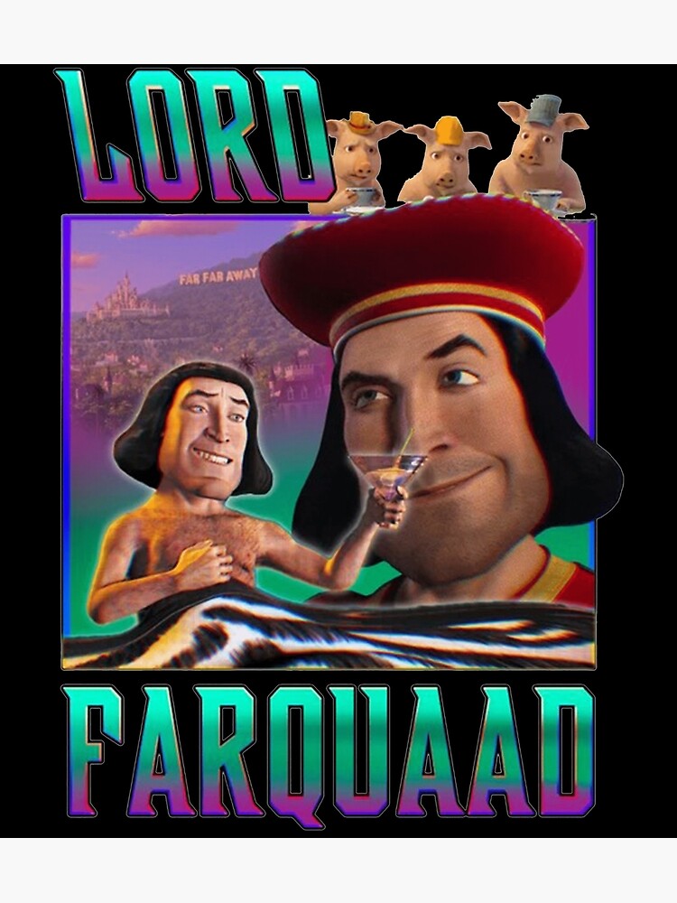 "Lord Farquaad" Poster for Sale by shopMACBOOKKK Redbubble