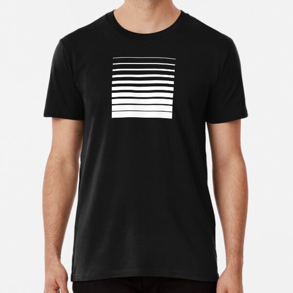 Item preview, Thin to Thick Lines in a Square Graphic (White) designed and sold by STUDIO-72.