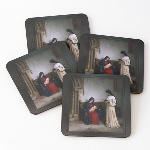 Item preview, Maternity by Edmund Blair Leighton Remastered Xzendor7 Classical Art Old Masters Reproductions designed and sold by Xzendor7 Digital Art Creations.