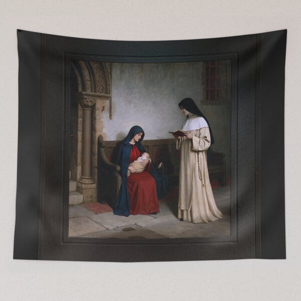 Item preview, Maternity by Edmund Blair Leighton Remastered Xzendor7 Classical Art Old Masters Reproductions designed and sold by Xzendor7 Digital Art Creations.