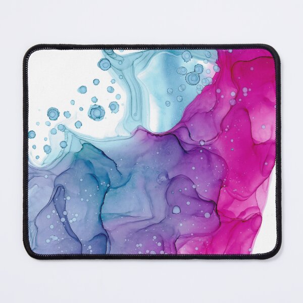 Item preview, Pink, Purple, and blue Abstract 42722 Modern Alcohol Ink painting by Herzart designed and sold by herzart.