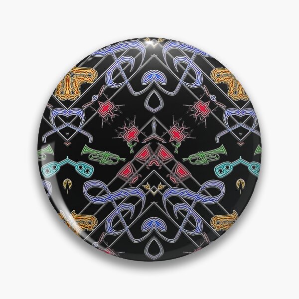Item preview,   FUNNY ABSTRACT MUSIC INSTRUMENTS PATTERN - JAZZ CLASSIC INSTRUMENTS ORCHESTRA 5. designed and sold by Ralek.