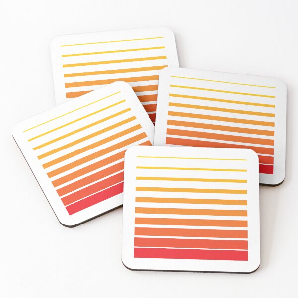 Item preview, Thin to Thick Lines in a Square Graphic (Orange) designed and sold by STUDIO-72.