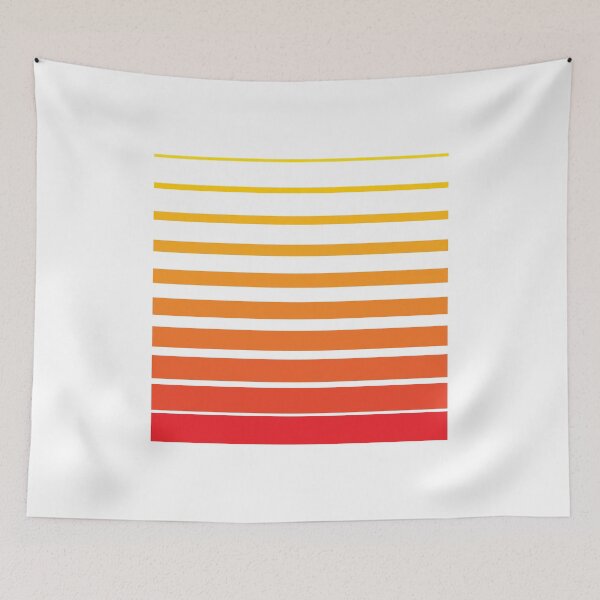 Item preview, Thin to Thick Lines in a Square Graphic (Orange) designed and sold by STUDIO-72.