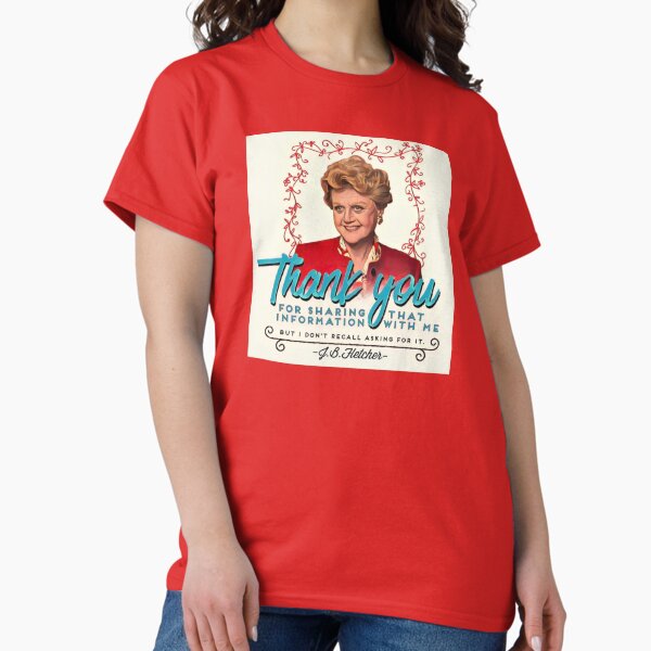 Vista previa del artículo con la obra «Jessica Fletcher no necesita tu opinión», diseñado y vendido por PrettyLittlePod.