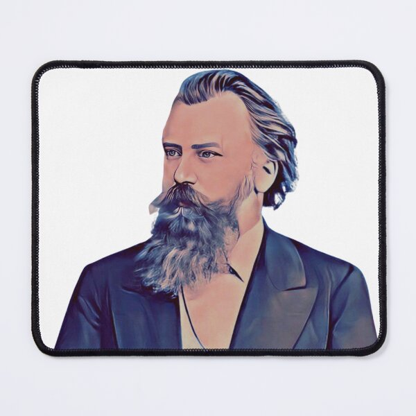Item preview, Johannes Brahms painting designed and sold by Musicianst0re.