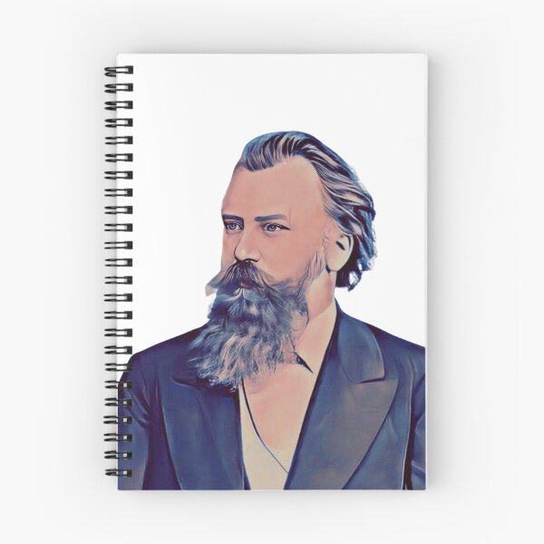Item preview, Johannes Brahms painting designed and sold by Musicianst0re.