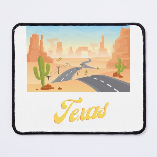 Item preview, Texas Shaped Desert Scenery T-Shirt designed and sold by trendshop10.