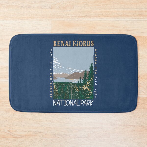 Item preview, Kenai Fjords National Park Alaska Distressed designed and sold by KrisSidDesigns.