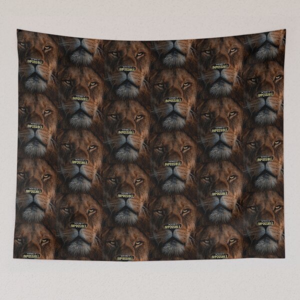 Item preview, Lion Motivation - Nothing is Impossible designed and sold by hiunlimit.