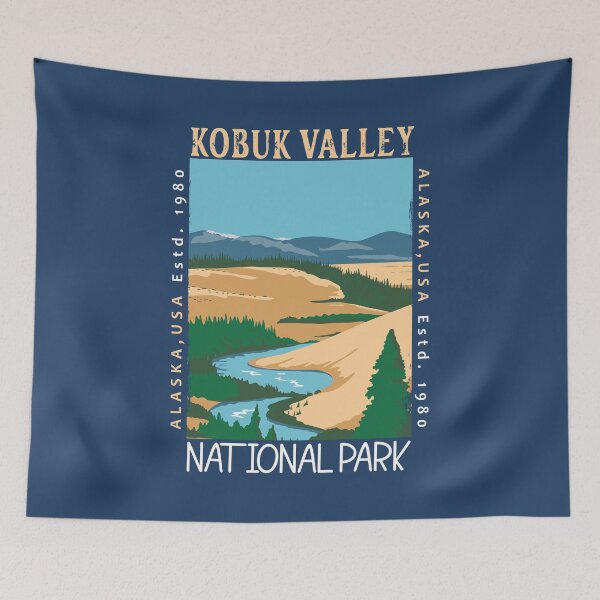 Item preview, Kobuk Valley National Park Alaska Distressed designed and sold by KrisSidDesigns.