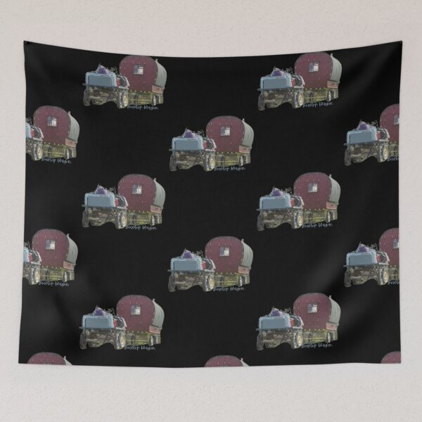 Item preview, gypsy bowtop wagon and dray camp designed and sold by amy greaves.