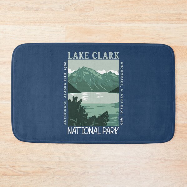 Item preview, Lake Clark National Park Anchorage Alaska Distressed designed and sold by KrisSidDesigns.
