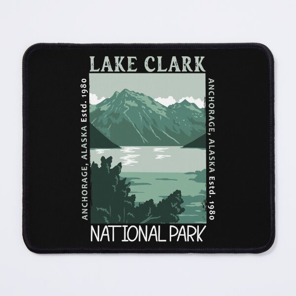 Item preview, Lake Clark National Park Anchorage Alaska Distressed designed and sold by KrisSidDesigns.