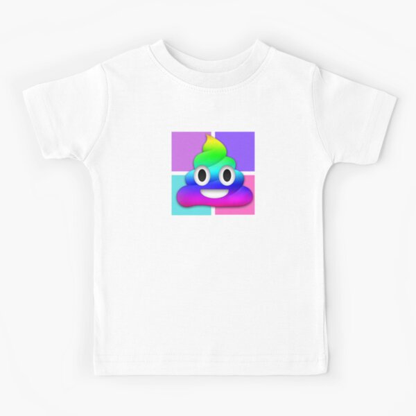 POOP Emoji Funny YOUTH Tee Shirt 1511 