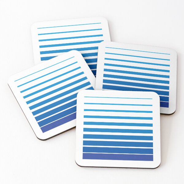 Item preview, Thin to Thick Lines in a Square Graphic (Blue) designed and sold by STUDIO-72.