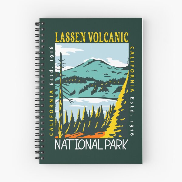 Item preview, Lassen Volcanic National Park California Distressed designed and sold by KrisSidDesigns.