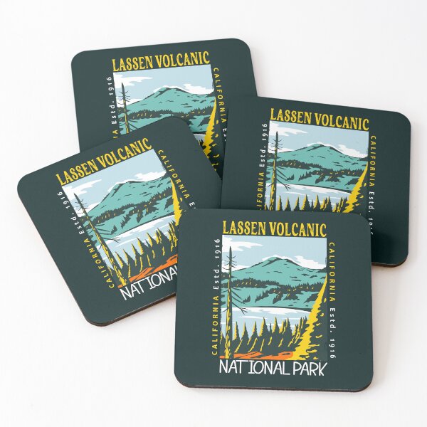 Item preview, Lassen Volcanic National Park California Distressed designed and sold by KrisSidDesigns.