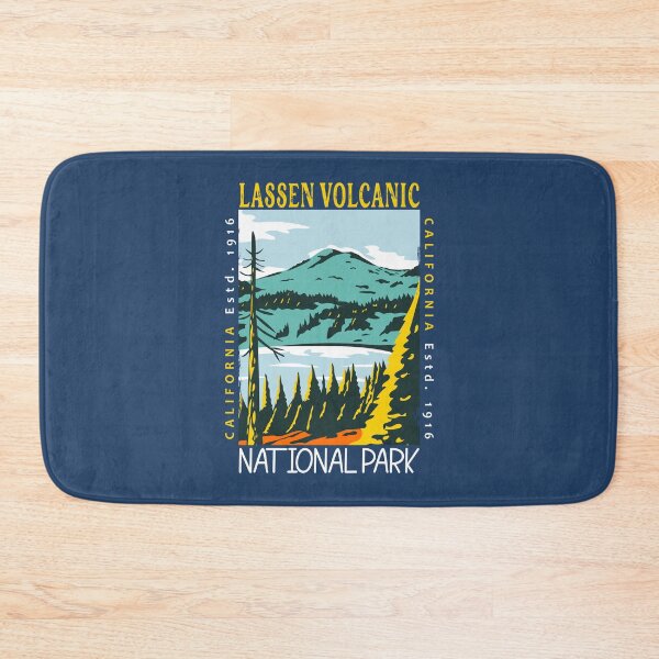 Item preview, Lassen Volcanic National Park California Distressed designed and sold by KrisSidDesigns.