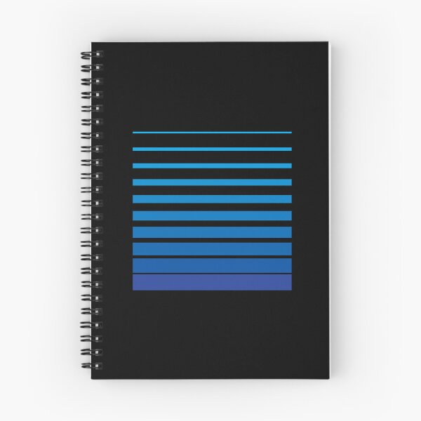 Item preview, Thin to Thick Lines in a Square Graphic (Blue on Black) designed and sold by STUDIO-72.