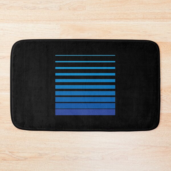 Item preview, Thin to Thick Lines in a Square Graphic (Blue on Black) designed and sold by STUDIO-72.