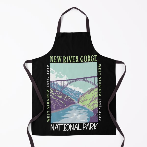 Item preview, New River Gorge National Park West Virginia Distressed designed and sold by KrisSidDesigns.