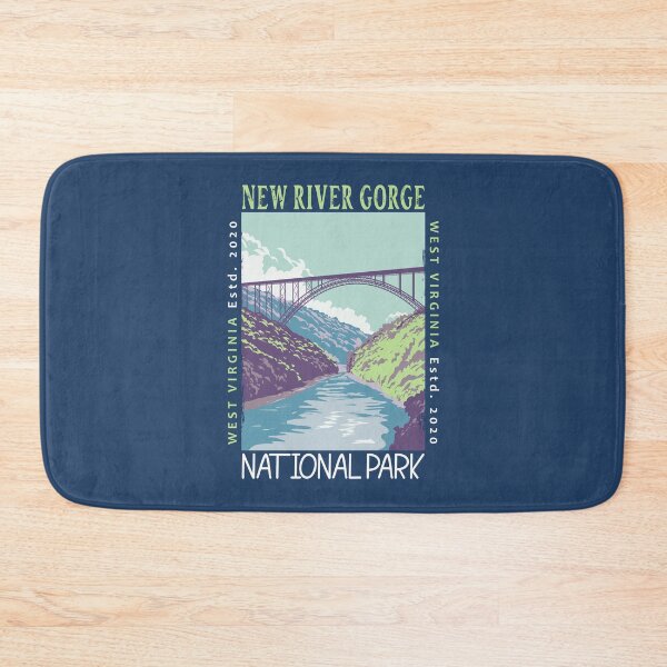 Item preview, New River Gorge National Park West Virginia Distressed designed and sold by KrisSidDesigns.