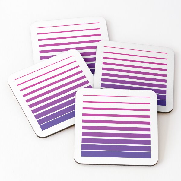 Item preview, Thin to Thick Lines in a Square Graphic (Purple) designed and sold by STUDIO-72.