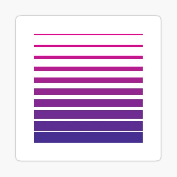 Item preview, Thin to Thick Lines in a Square Graphic (Purple) designed and sold by STUDIO-72.