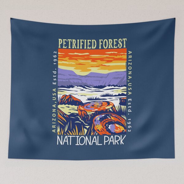 Item preview, Petrified Forest National Park Arizona Distressed designed and sold by KrisSidDesigns.