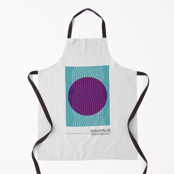 Item preview, Bauhaus - Retro / Art Deco architecture discipline from Berlin, Germany - Available in posters, etc - Wavy Purple & Green - White Background designed and sold by ArcFoundationCo.
