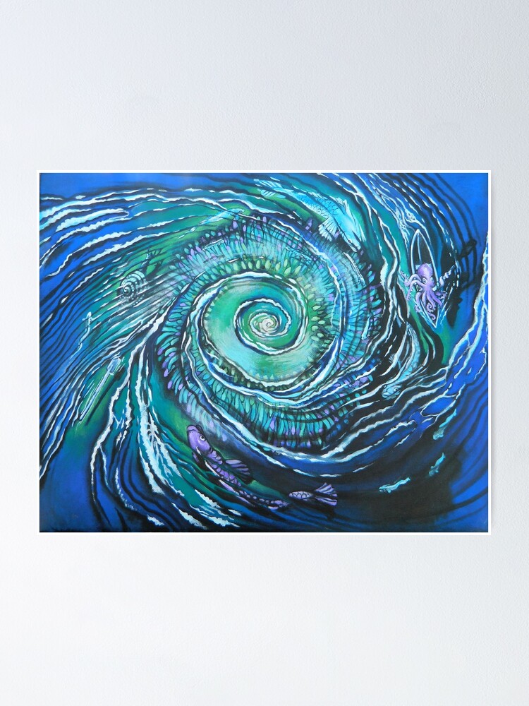 Whirling Tidepool Poster By Caelanthealien0 Redbubble