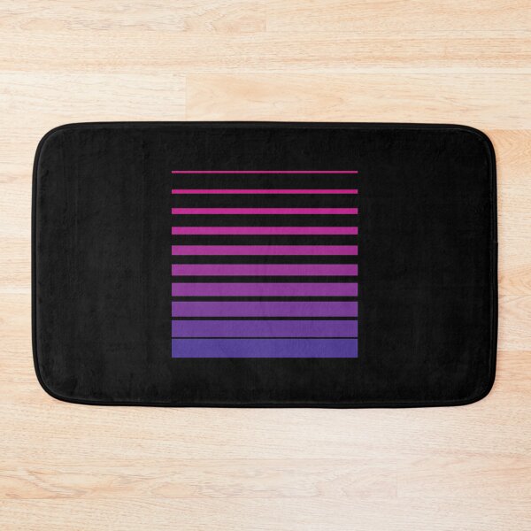 Item preview, Thin to Thick Lines in a Square Graphic (Purple on Black) designed and sold by STUDIO-72.
